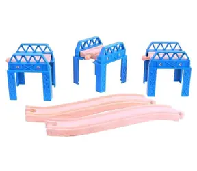 Bigjigs Rail Drewniany zestaw torów do budowy mostów / od 3 lat