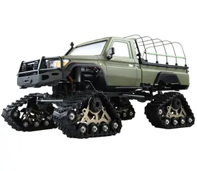 AMEWI AMXRock RCX10BTS Gąsienicowy pick- UP w skali Zielony / Samochód RC / 1:10 / RTR / Pilot / 2,4 GHz