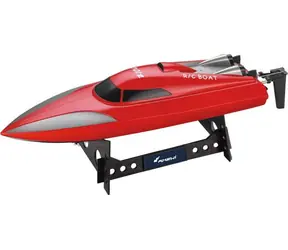 AMEWI Speedboot 7012 Czerwony / Łódź RC / Pilot / 2,4 GHz / Długość 460 mm