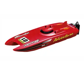 Katamaran AMEWI Racing Adventure czerwony / łódź RC / pilot / 2,4 GHz / długość 450 mm