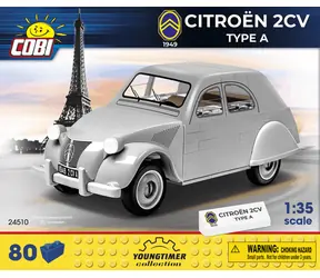Cobi 24510 Citroen 2CV typ A (1949) / 80 części / 1:35 / od 5 lat