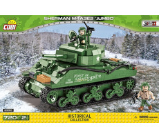 Cobi 2550 Sherman M4A3E2 Jumbo WW II / 720 części / 2 figurki / od 7 lat