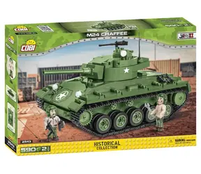 Cobi 2543 M24 Chaffee WW II / 590 części / 2 figurki / od 6 lat