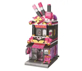 QMAN City Corner C0103 Sklep z kosmetykami Trendy / Zestaw do budowania / 348 sztuk / od 6 lat