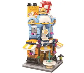 QMAN City Corner C0105 Dom towarowy z FASHION / Zestaw do budowania / 338 elementów / od 6 lat