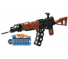 Karabin szturmowy QMAN Model Power 6006 AK-47 / Zestaw do samodzielnego montażu / 658 elementów / od 6 lat