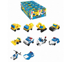 QMAN Police Engineering Team 3w1 2105 zestaw 10 sztuk / zestaw konstrukcyjny / 325 sztuk / od 6 lat