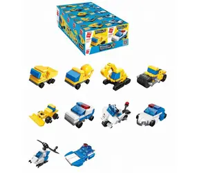 QMAN Police Engineering Team 3w1 2105 zestaw 10 sztuk / zestaw konstrukcyjny / 325 sztuk / od 6 lat