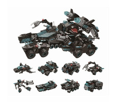 QMAN Shadow Pulse Combat Vehicle 1413 zestaw 8w1 / Zestaw do budowania / 714 elementów / od 6 lat