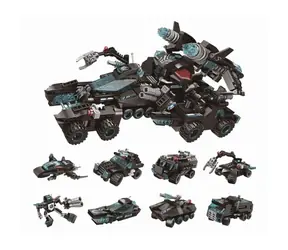 QMAN Shadow Pulse Combat Vehicle 1413 zestaw 8w1 / Zestaw do budowania / 714 elementów / od 6 lat