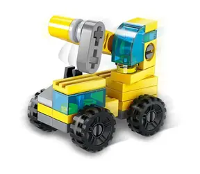 QMAN Squros Extreme Changeable 2102-4 Crane Tai 3w1 / Zestaw do budowania / 31 elementów / od 6 lat