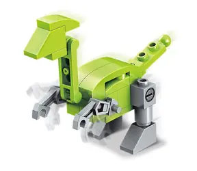 QMAN Squros Extreme Changerble 2102-9 Robot Velocisaurus 3w1 / Zestaw / 29 sztuk / od 6 lat