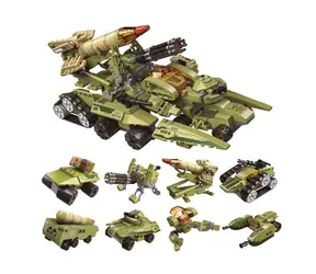 Zestaw 8w1 QMAN Thunder Expedition Battle Car 1415 / Zestaw do budowania / 629 sztuk / od 6 lat