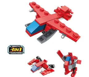 QMAN Trans Collector 3w1 2104-3 Samolot strażacki 3w1 / Zestaw / 30 sztuk / od 6 lat