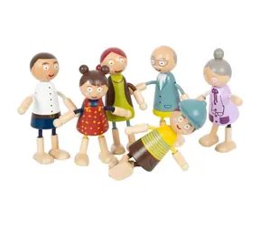 Small Foot Drewniane figurki Rodzina / od 3 lat