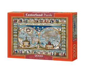 Castorland 200733 Mapa świata / 2000 elementów / od 9 lat