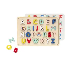 Petit Collage Petit Collage Drewniane puzzle alfabet / od 3 lat