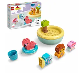 LEGO® DUPLO® 10966 Zabawa w kąpieli: Pływająca wyspa ze zwierzętami / Liczba elementów: 20 / od 18 miesięcy