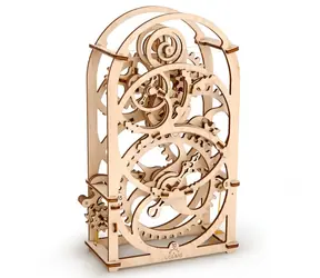 Drewniane puzzle mechaniczne Ugears 3D Clockwork / od 14 lat / 107 elementów / Poziom trudności: średni