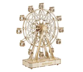 Puzzle 3D Robotime w pudełku z zabawkami Diabelski młyn / od 14 lat / 232 elementy / Poziom trudności: średni