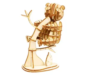Drewniane puzzle 3D Robotime Panda / od 8 lat / 67 elementów / Poziom trudności: niski