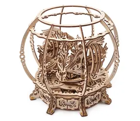 Ugears 3D drewniane puzzle mechaniczne Akwarium mechaniczne / od 14 lat / 325 elementów / Poziom trudności: średni