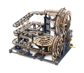 Puzzle 3D Robotime z torami kulkowymi Miasto przeszkód / od 14 lat / 294 elementy / Poziom trudności: średni