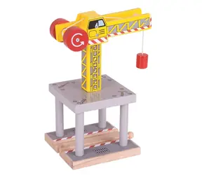 Bigjigs Rail Duży żółty żuraw / od 3 lat 