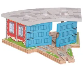 Bigjigs Rail Triple Depot z bramkami / od 3 lat