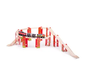 Bigjigs Rail Wielopoziomowy zestaw szyn / od 3 lat