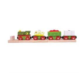Pociąg Bigjigs Rail Dinosaur + 3 tory / od 3 lat