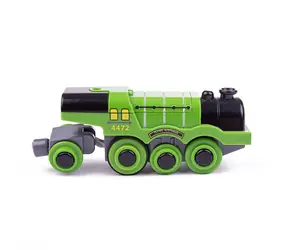 Lokomotywa elektryczna Bigjigs Rail Flying Scotsman zielona / od 3 lat