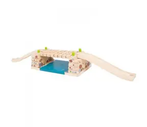 Bigjigs Rail Most obrotowy na rzece / od 3 lat
