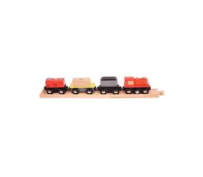 Bigjigs Rail Pociąg towarowy + tory / od 3 lat