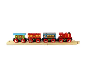 Bigjigs Rail Pociąg pasażerski + 3 tory / od 3 lat