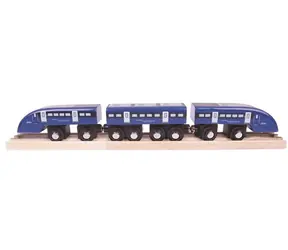 Bigjigs Rail High Speed 1 niebieska / od 3 lat