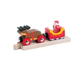 Sanie Mikołaja Bigjigs Rail + tor / od 3 lat