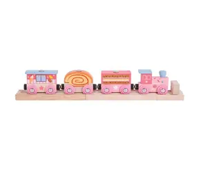 Bigjigs Rail Sweet express + 3 szyny / od 3 lat