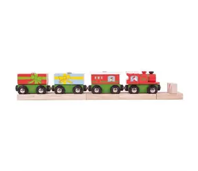 Bigjigs Rail Pociąg świąteczny + 3 tory / od 3 lat