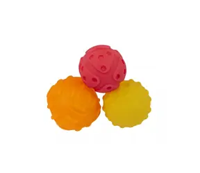 Playgro - Strukturyzowane piłki do rozwoju motoryki 3 szt./od 6 miesiąca