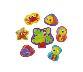 Playgro - Naklejki do kąpieli Happy / od 6 miesięcy