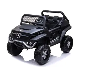 Elektryczny samochód dziecięcy Eljet Mercedes Benz Unimog Truck czarny / 50 W / Prędkość: 3-5 km-h / Ładowność: 30 kg