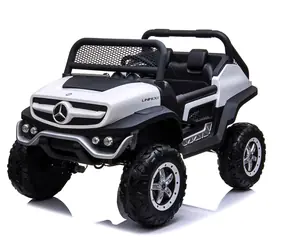 Elektryczny samochód dziecięcy Eljet Mercedes Benz Unimog Truck biały / 50 W / Prędkość: 3-5 km-h / Ładowność: 30 kg