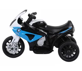 Elektryczny rowerek trójkołowy Eljet BMW S1000 RR niebieski / 25W / Prędkość: 2-4 km-h / Nośność: 20kg