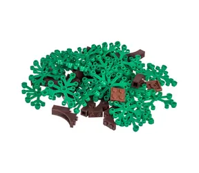 LW Toys Zestaw kreatywny drzewa / Lego- kompatybilne / 50 elementów 