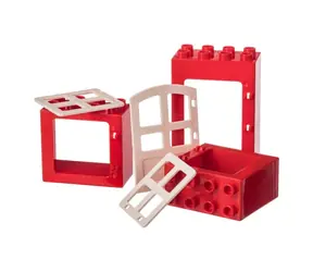 Zestaw kreatywny LW Toys okno i drzwi KLOCKI / Lego- kompatybilne / 3 sztuki 