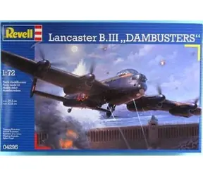 Revell Avro Lancaster 'Dambusters' / Model plastikowy / 1:172 / Liczba części 224 / Poziom trudności 5 / Zalecany wiek: od 10 lat