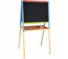 Jeujura Drewniana tablica wielofunkcyjna 56x43 cm z akcesoriami / od 3 lat