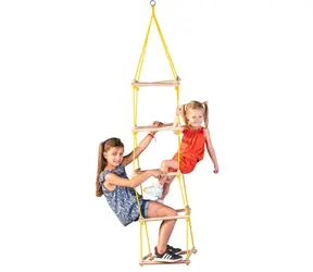 Drabina linowa Woody Square / Nośność: do 60 kg / od 3 lat 