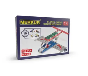 Merkur 014 Samolot / 130 części / 10 modeli / od 5 lat